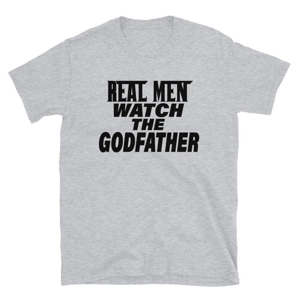 Real Men Watch The Godfather - T-Shirt - real men t-shirts, Men funny T-shirts, Men sport & fitness Tshirts, Men hoodies & sweats