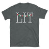 Lit Funny Christmas - Unisex T-Shirt - real men t-shirts, Men funny T-shirts, Men sport & fitness Tshirts, Men hoodies & sweats
