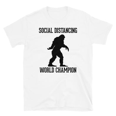 Social Distancing Wold Champion - T-Shirt - real men t-shirts, Men funny T-shirts, Men sport & fitness Tshirts, Men hoodies & sweats