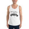 Real Men Do Squats Tank Top - real men t-shirts, Men funny T-shirts, Men sport & fitness Tshirts, Men hoodies & sweats