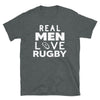 Real Men Love Rugby - T-Shirt - real men t-shirts, Men funny T-shirts, Men sport & fitness Tshirts, Men hoodies & sweats