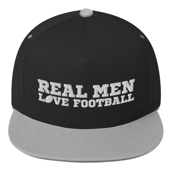 Real Men Watch Football - Snapback - real men t-shirts, Men funny T-shirts, Men sport & fitness Tshirts, Men hoodies & sweats
