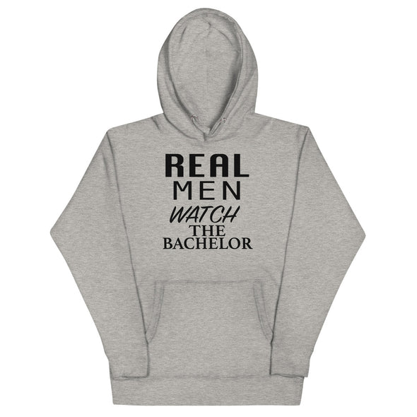 Real Men Watch The Bachelor - Hoodie - real men t-shirts, Men funny T-shirts, Men sport & fitness Tshirts, Men hoodies & sweats