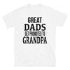 Great Dads Get Promoted To Grandpa - T-Shirt - real men t-shirts, Men funny T-shirts, Men sport & fitness Tshirts, Men hoodies & sweats