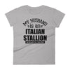 My Husband is An Italian Stallion - Women T-shirt - real men t-shirts, Men funny T-shirts, Men sport & fitness Tshirts, Men hoodies & sweats