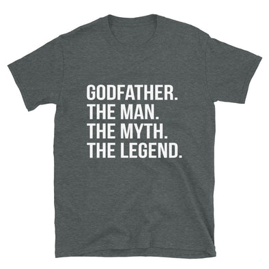 Godfather, The Men, The Myth, The Legend - T-Shirt - real men t-shirts, Men funny T-shirts, Men sport & fitness Tshirts, Men hoodies & sweats