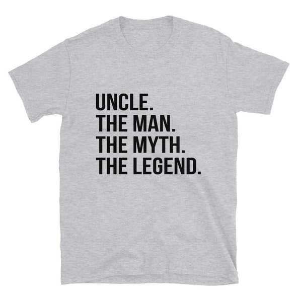 Uncle, The Man, The Myth, The Legend T-Shirt - real men t-shirts, Men funny T-shirts, Men sport & fitness Tshirts, Men hoodies & sweats