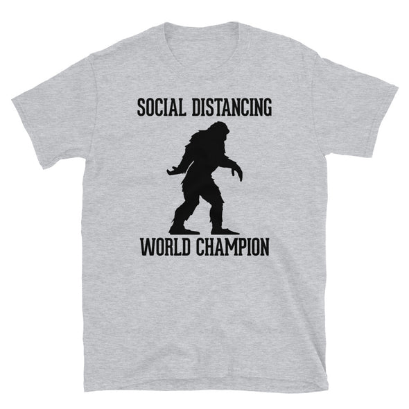 Social Distancing Wold Champion - T-Shirt - real men t-shirts, Men funny T-shirts, Men sport & fitness Tshirts, Men hoodies & sweats