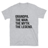 Grandpa, The Men, The Myth, The Legend - T-Shirt - real men t-shirts, Men funny T-shirts, Men sport & fitness Tshirts, Men hoodies & sweats