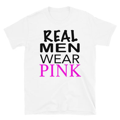 Real Men Wear Pink - T-Shirt - real men t-shirts, Men funny T-shirts, Men sport & fitness Tshirts, Men hoodies & sweats