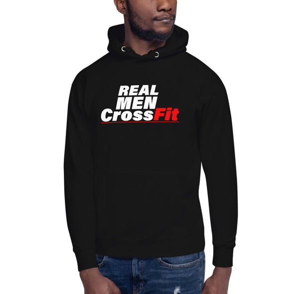 Real Men Crossfit - Hoodies - real men t-shirts, Men funny T-shirts, Men sport & fitness Tshirts, Men hoodies & sweats
