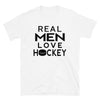 Real Men Love Hockey - T-Shirt - real men t-shirts, Men funny T-shirts, Men sport & fitness Tshirts, Men hoodies & sweats