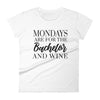Mondays Are For The Bachelor And Wine - Women T-shirt - real men t-shirts, Men funny T-shirts, Men sport & fitness Tshirts, Men hoodies & sweats