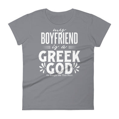 My Boyfriend Is A Greek God - Women T-shirt - real men t-shirts, Men funny T-shirts, Men sport & fitness Tshirts, Men hoodies & sweats