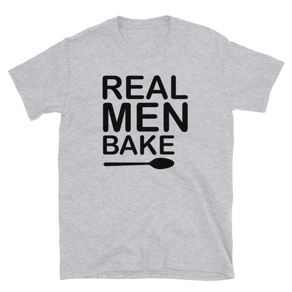 Real Men Bake - T-Shirt - real men t-shirts, Men funny T-shirts, Men sport & fitness Tshirts, Men hoodies & sweats