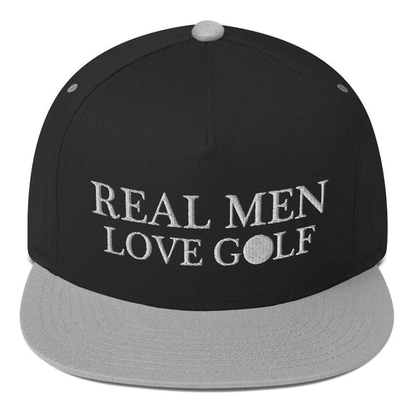 Real Men Love Golf - Snapback - real men t-shirts, Men funny T-shirts, Men sport & fitness Tshirts, Men hoodies & sweats