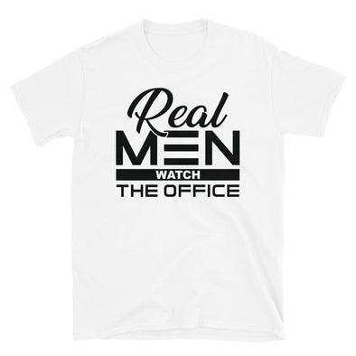Real Men Watch The Office - T-Shirt - real men t-shirts, Men funny T-shirts, Men sport & fitness Tshirts, Men hoodies & sweats