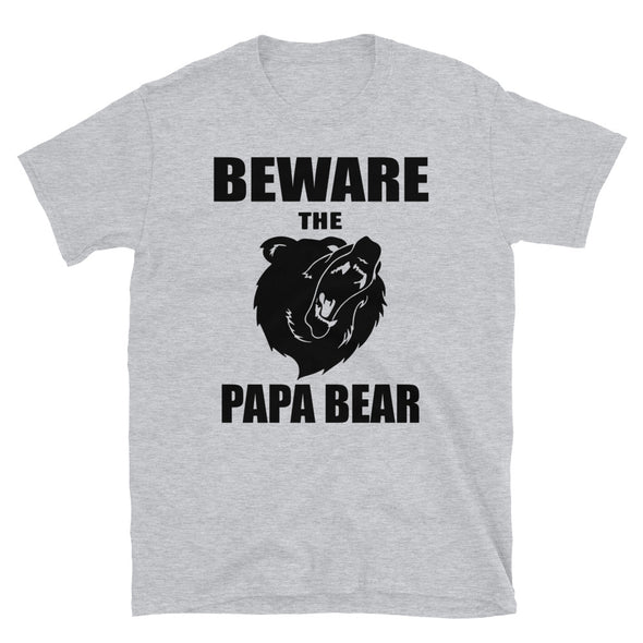 Beware The Papa Bear T-Shirt - real men t-shirts, Men funny T-shirts, Men sport & fitness Tshirts, Men hoodies & sweats