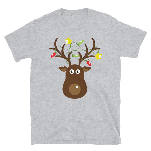 Reindeer with Lights  Unisex T-Shirt