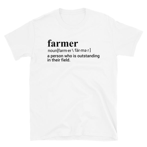 Definition of a farmer Unisex T-Shirt - real men t-shirts, Men funny T-shirts, Men sport & fitness Tshirts, Men hoodies & sweats